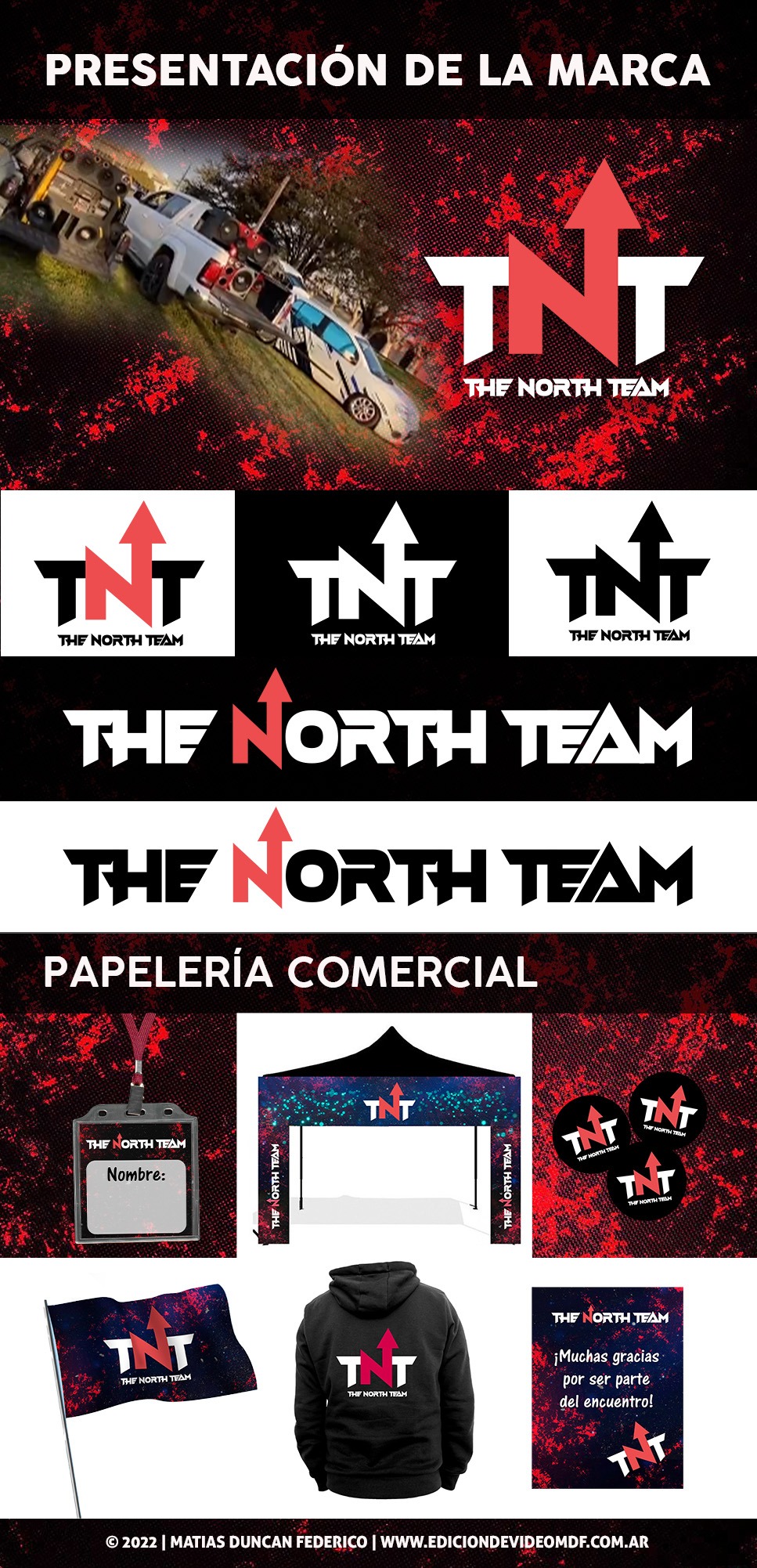 Presentacion de la marca de the north team